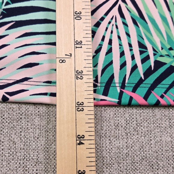 Tommy Bahama Golf Dress Women's Large Palm Print Long Sleeve Quarter Zip - Picture 6 of 6